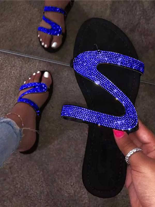 Sweet Hot Drill Sequined Sandals