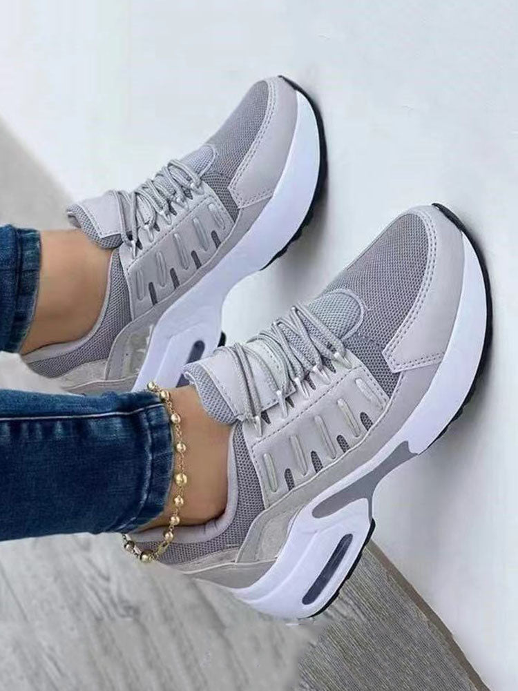 Casual Lace-Up Sneakers