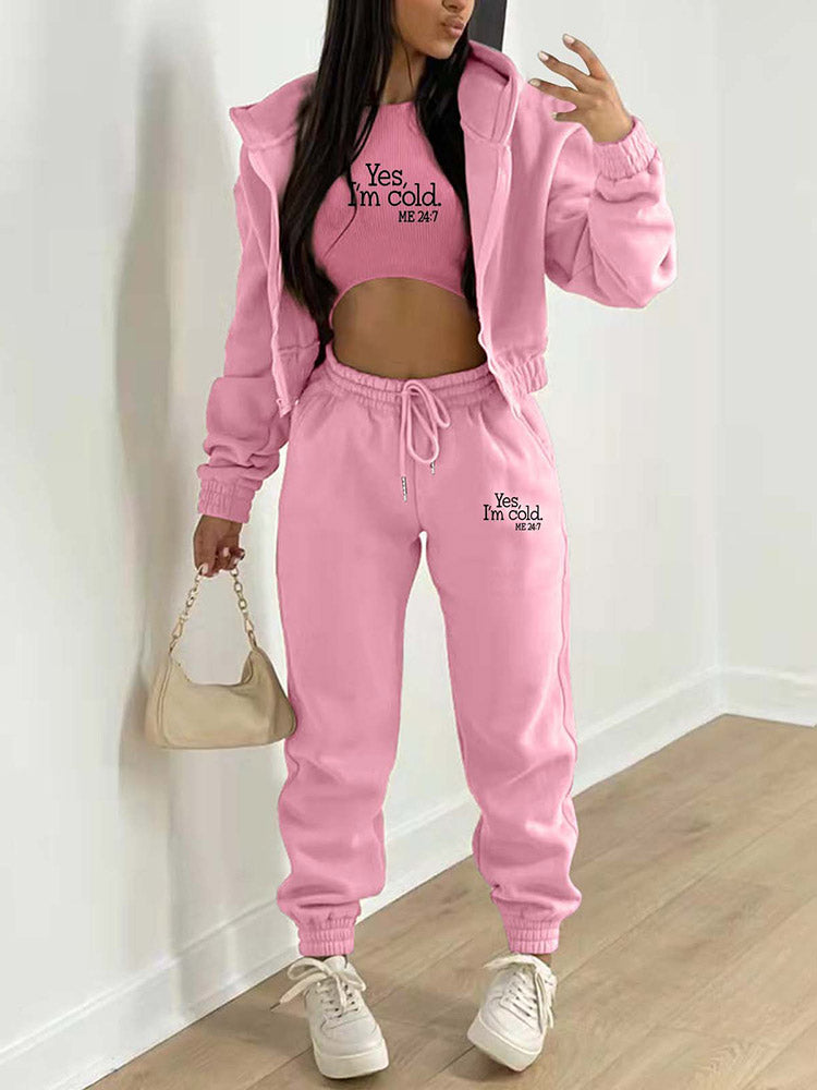 Fleece-Lined Hooded 3PC Set