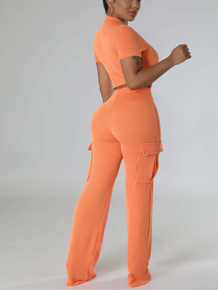 Ribbed Solid 2PC Set