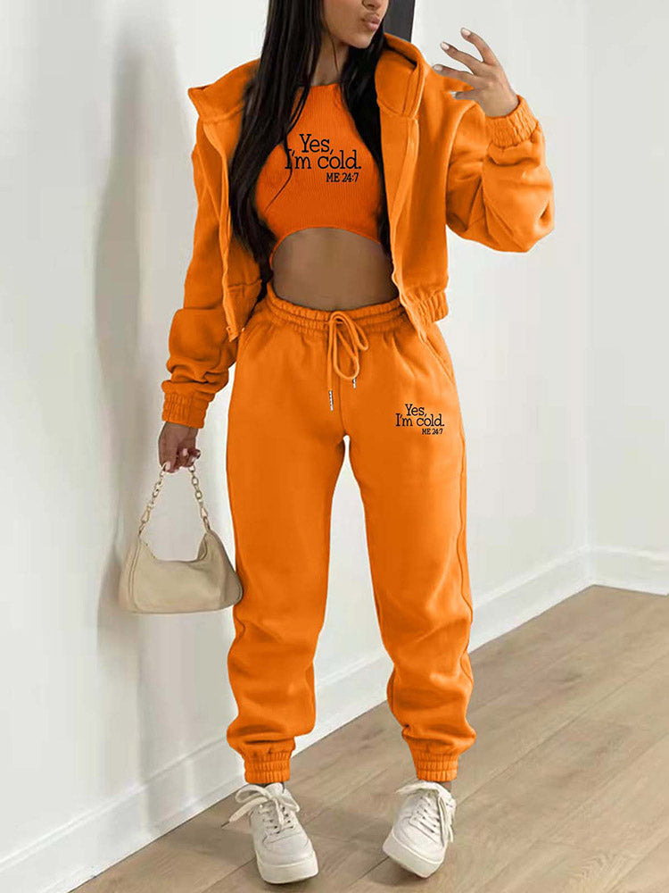 Fleece-Lined Hooded 3PC Set