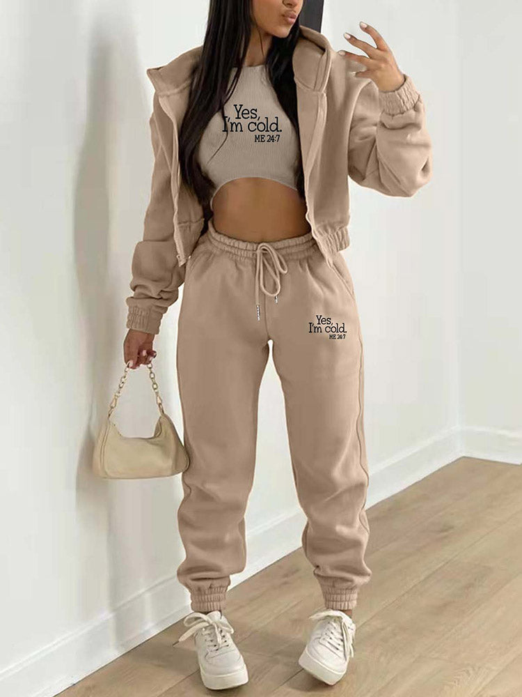 Fleece-Lined Hooded 3PC Set