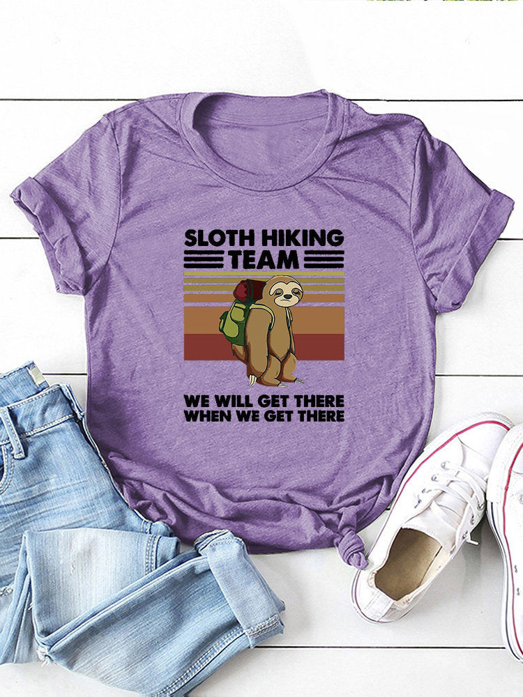 Sloth Hiking Team Tee