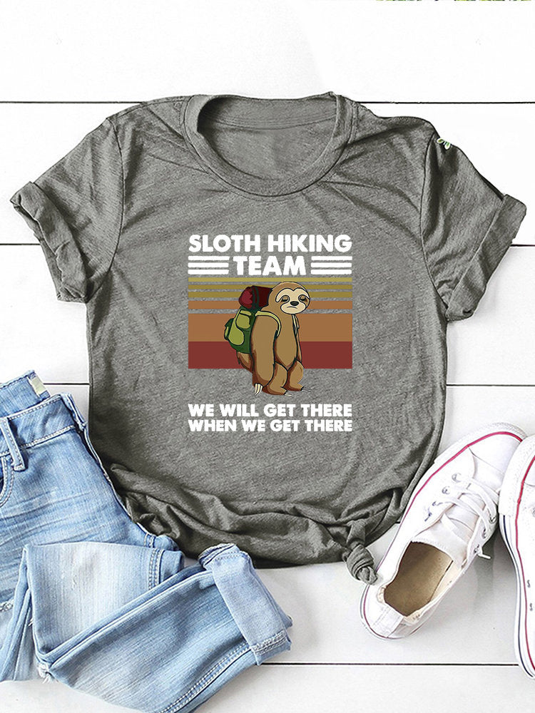 Sloth Hiking Team Tee