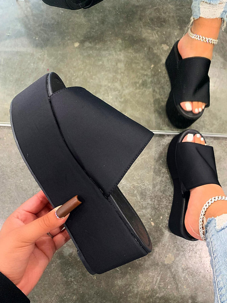 Open Toe Platform Sandals