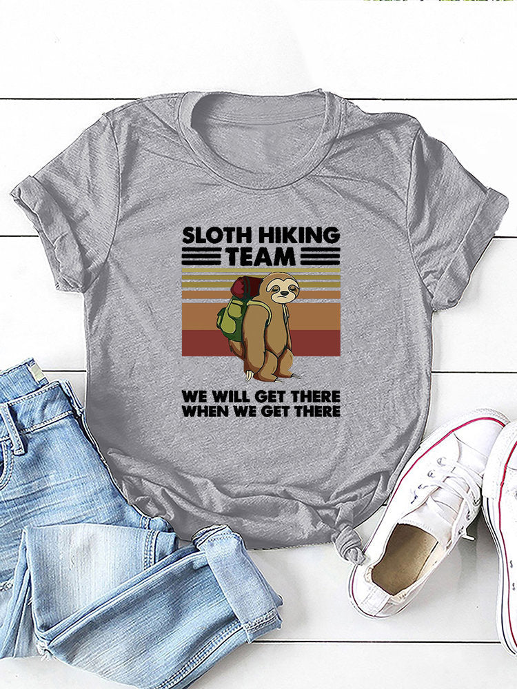 Sloth Hiking Team Tee