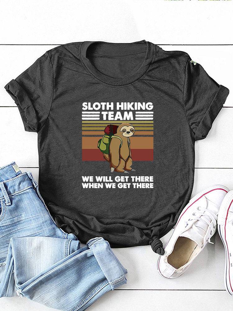 Sloth Hiking Team Tee