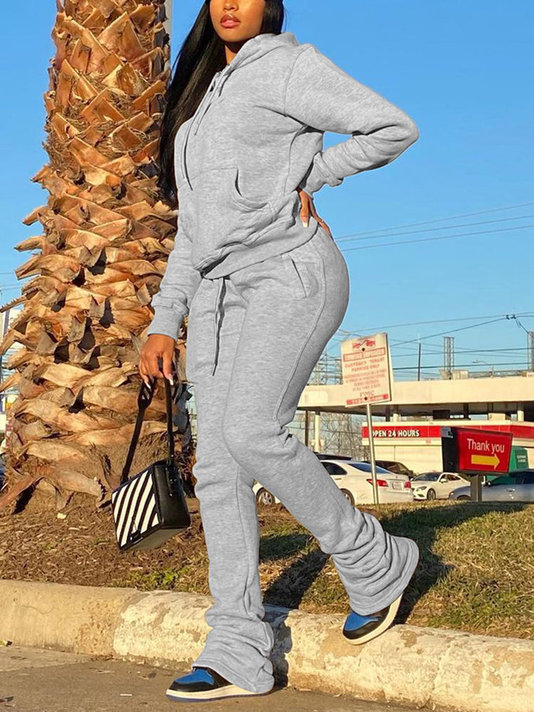 Hoodie ＆ Drawstring Pants Set