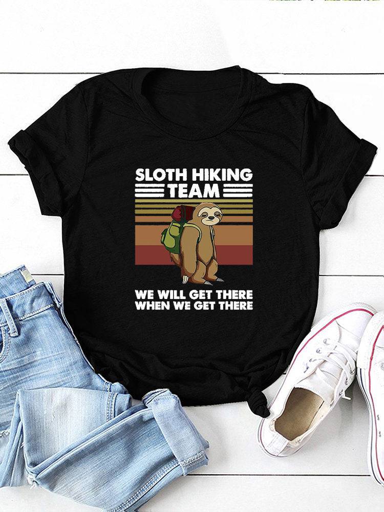 Sloth Hiking Team Tee