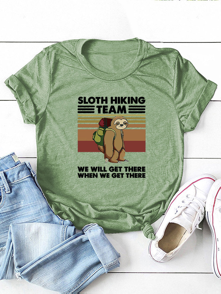 Sloth Hiking Team Tee