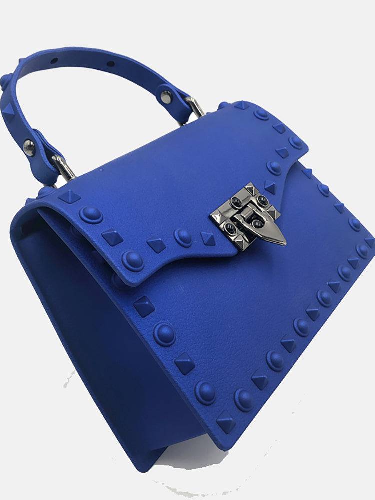 Jelly Rivet Decor Satchel