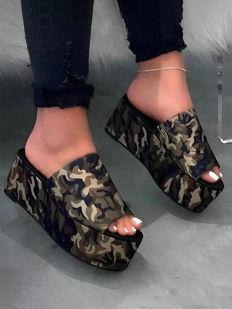 Open Toe Platform Sandals