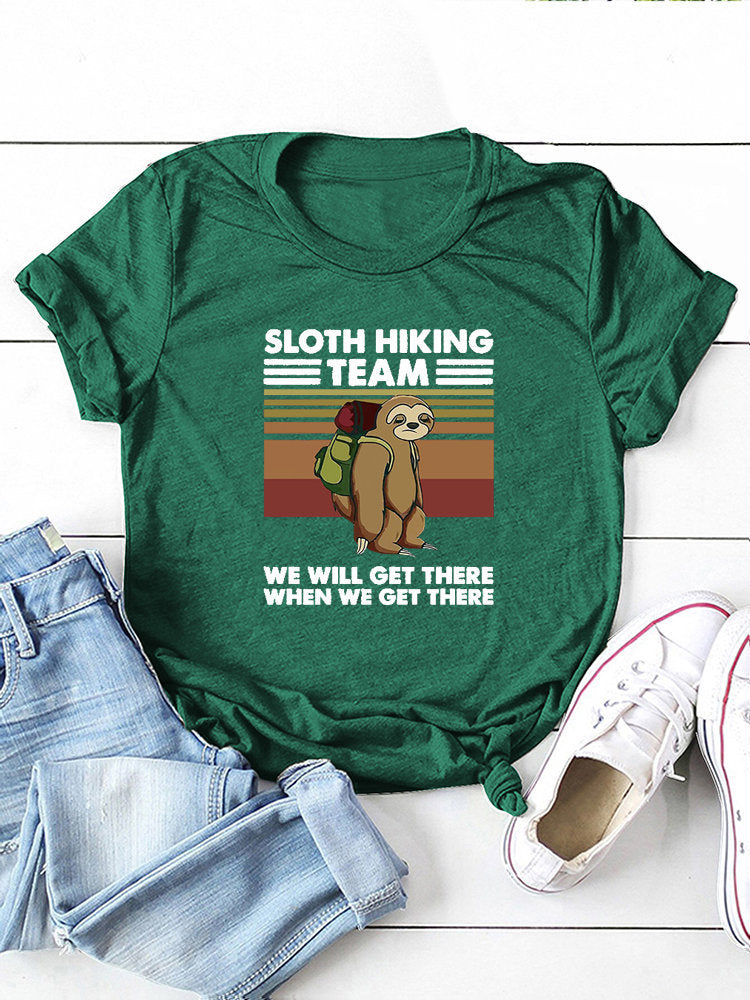 Sloth Hiking Team Tee