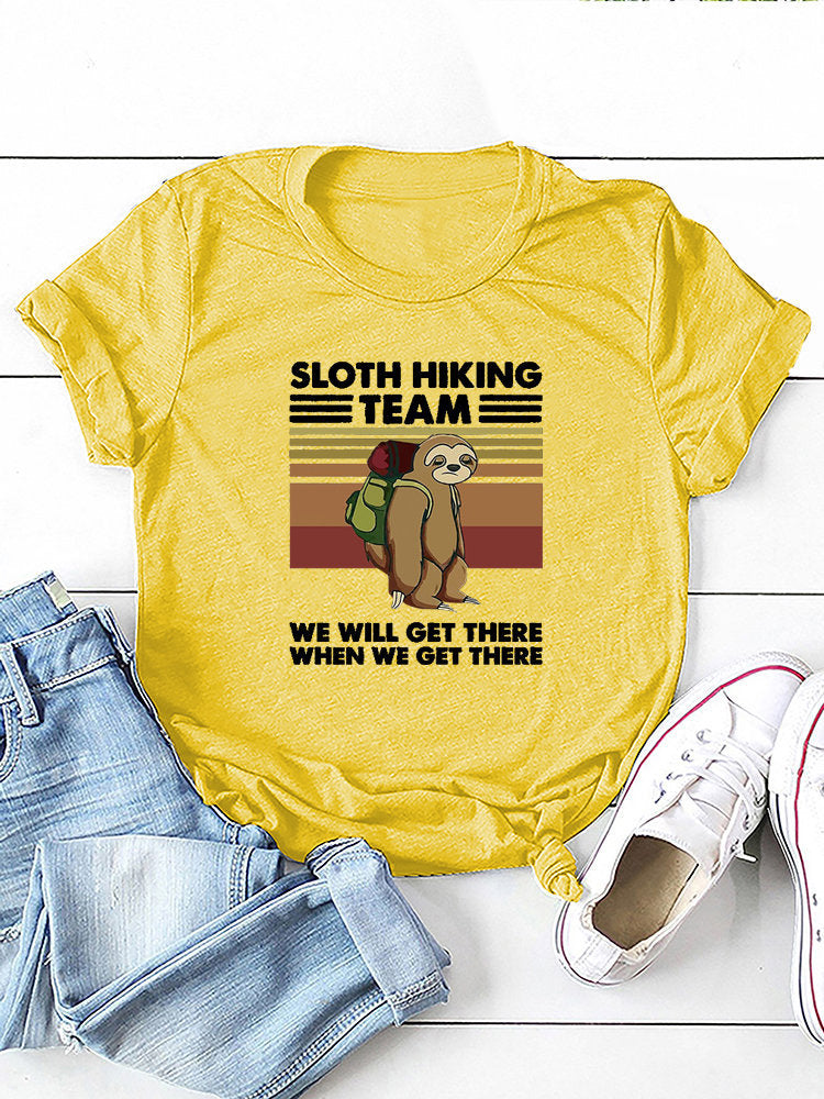 Sloth Hiking Team Tee