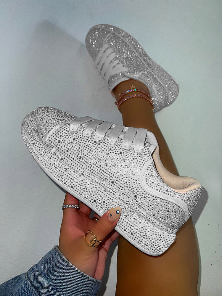 Full Rhinestone Sneakers