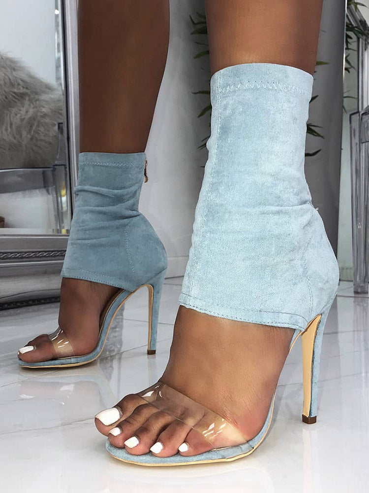 Open Toe Suede Sandals