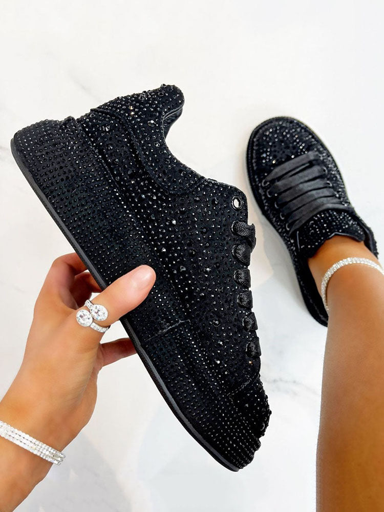 Full Rhinestone Sneakers