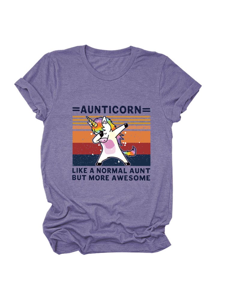 Aunticorn Casual Tee