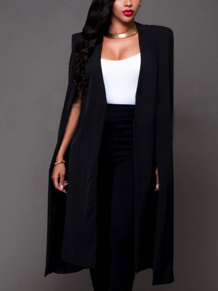 Long Sleeve Cape Blazer