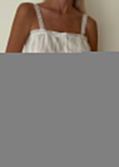 Trim Two-Piece Set - Button-Up Top & Shorts