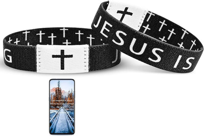 Daily Bible Verse Jesus is King Bracelet
