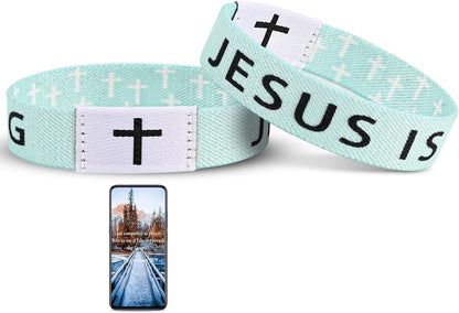Daily Bible Verse Jesus is King Bracelet