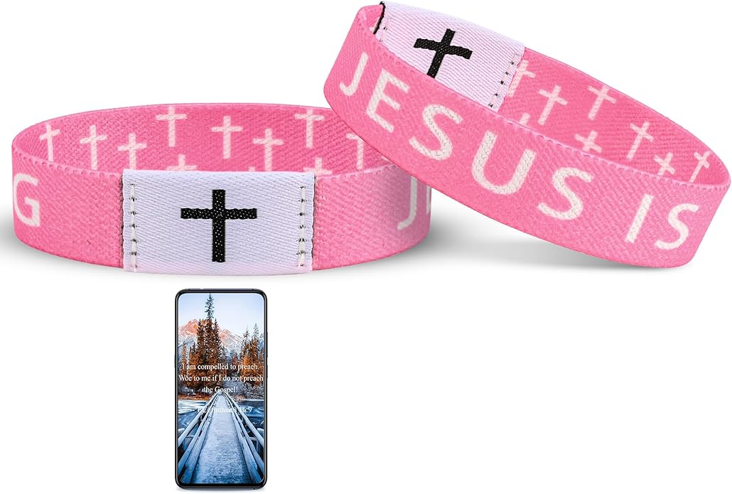 Daily Bible Verse Jesus is King Bracelet