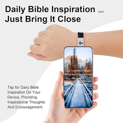 Daily Bible Verse Jesus is King Bracelet