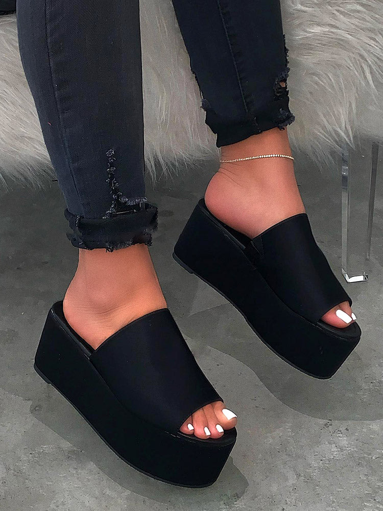 Open Toe Platform Sandals