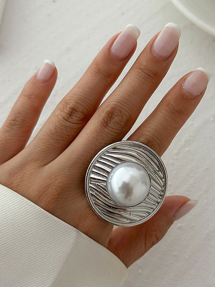 Pearl Vintage Ring & Bracelet