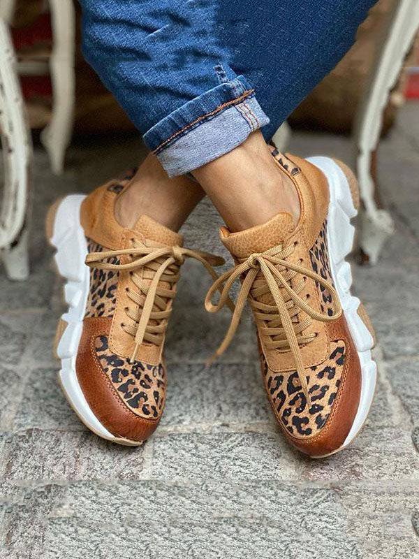 Leopard Print Sneakers