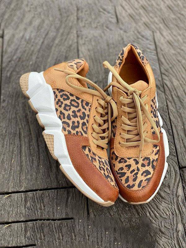 Leopard Print Sneakers