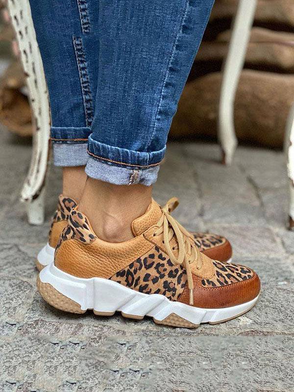 Leopard Print Sneakers