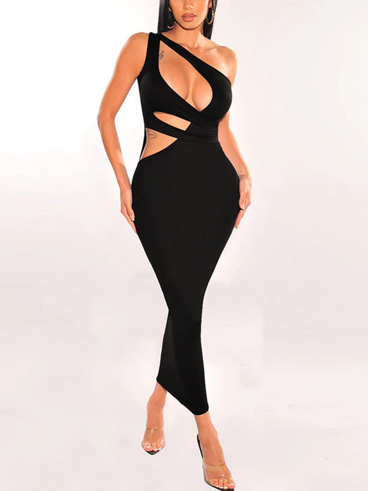 Cutout Bodycon Midi Dress