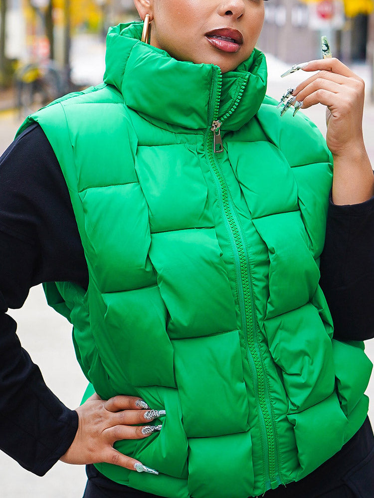 Braid Puffer Vest