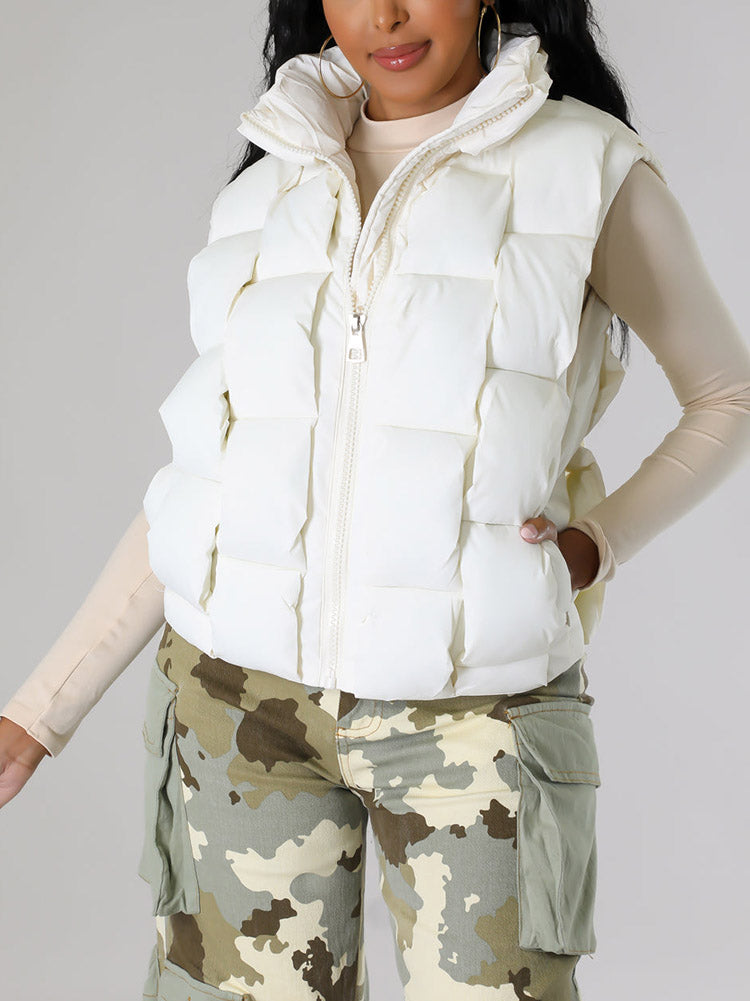 Braid Puffer Vest