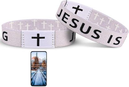 Daily Bible Verse Jesus is King Bracelet