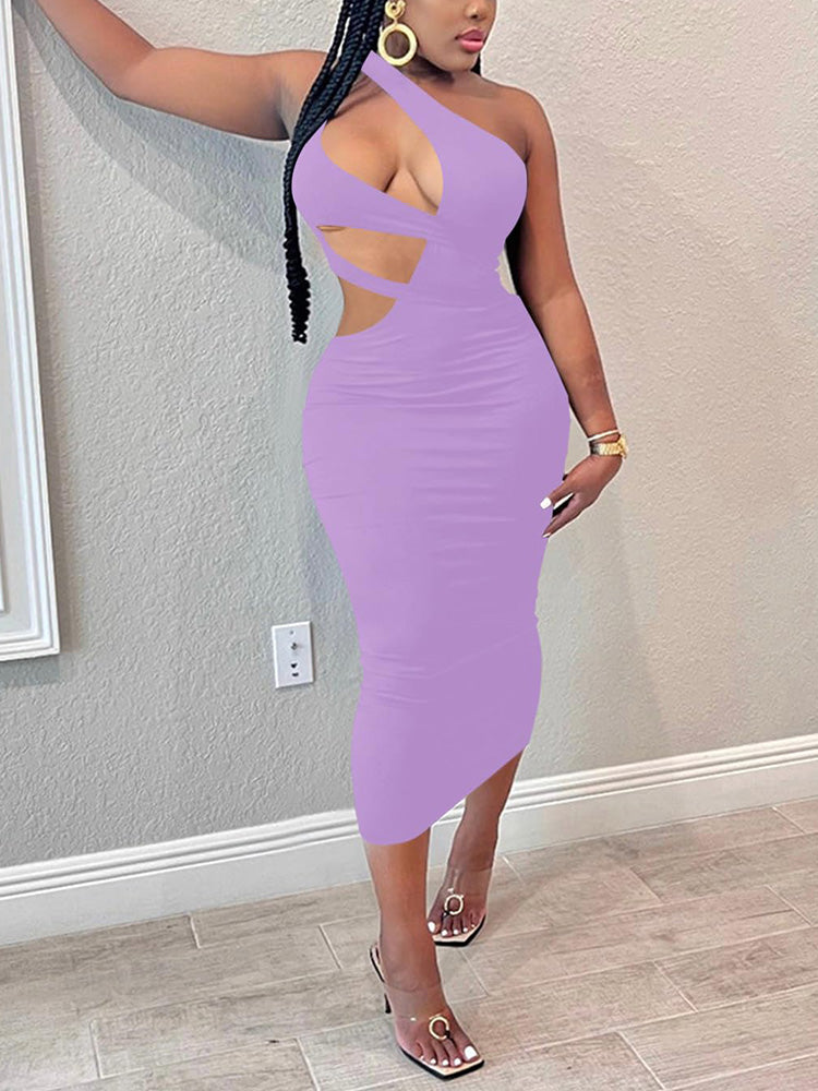 Cutout Bodycon Midi Dress