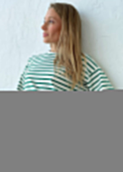 Sienna Coast - Rust Stripe Long Sleeve Tee