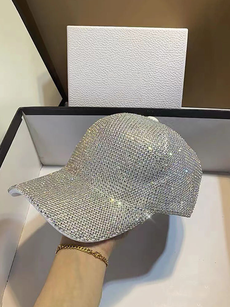 Bling Full Rhinestone Baseball Cap