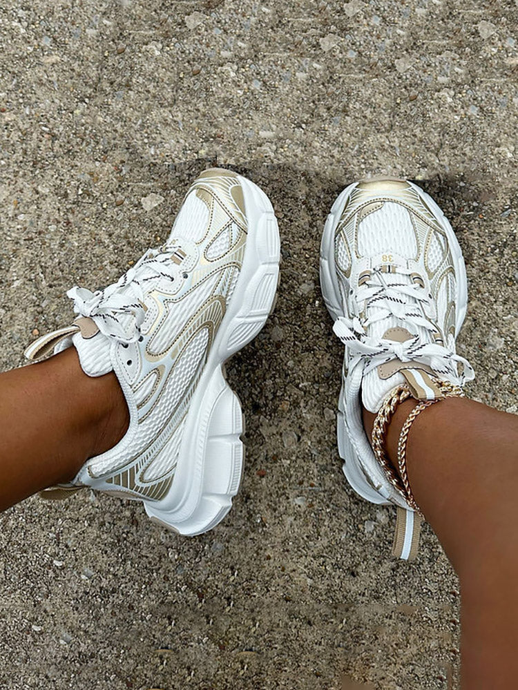 Sporty Mesh Sneakers