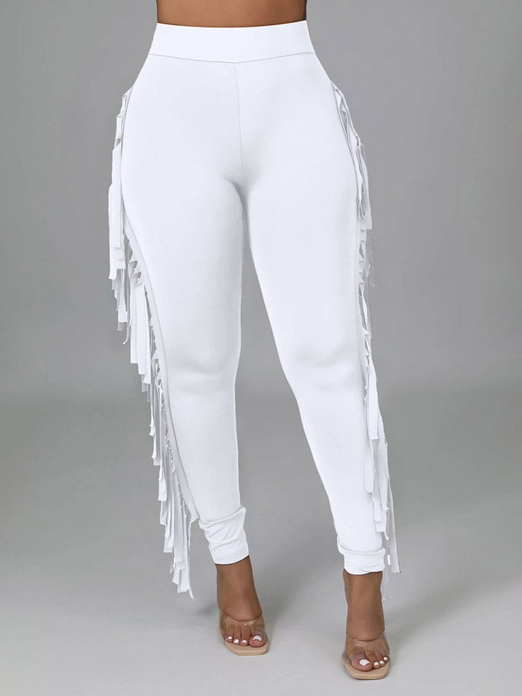 Side Tassel Pants