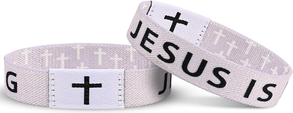 Daily Bible Verse Jesus is King Bracelet