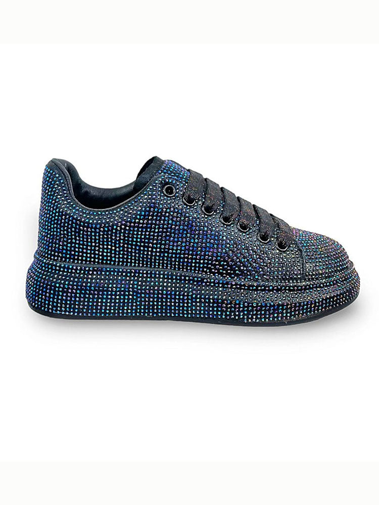 Gradient Rhinestone Sneakers