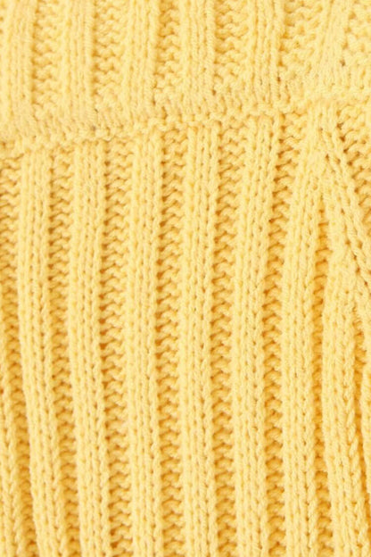 Monochromatic High Waist Textured Winter Ribbed Knit Lounge Shorts