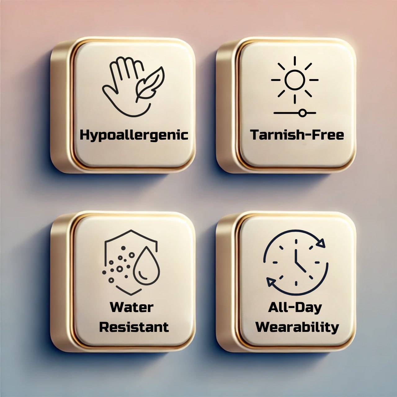 Serena Gold Herringbone Bracelet