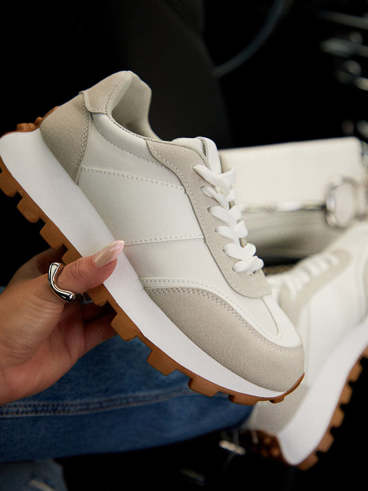 Chunky Sole Lace-up Sneakers